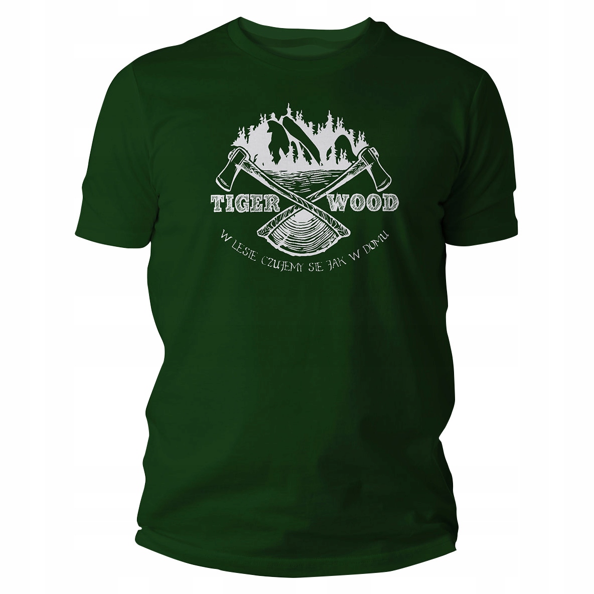 

Koszulka T-Shirt TigerWood Two Axes Green L