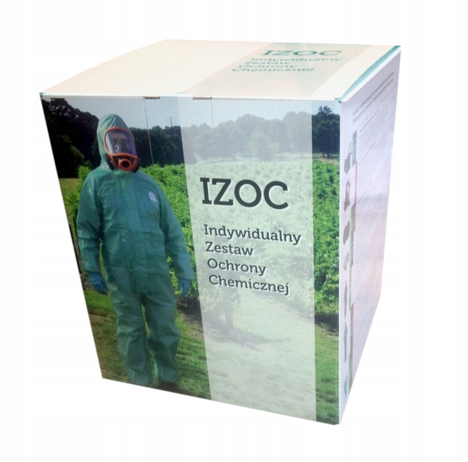 Zestaw do oprysków IZOC-1 ochrona chemiczna kombinezon, maska, rękawice