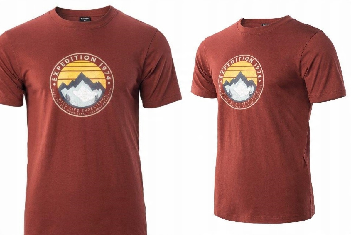 

T-shirt męski Hi-tec koszulka z nadrukiem zergo L