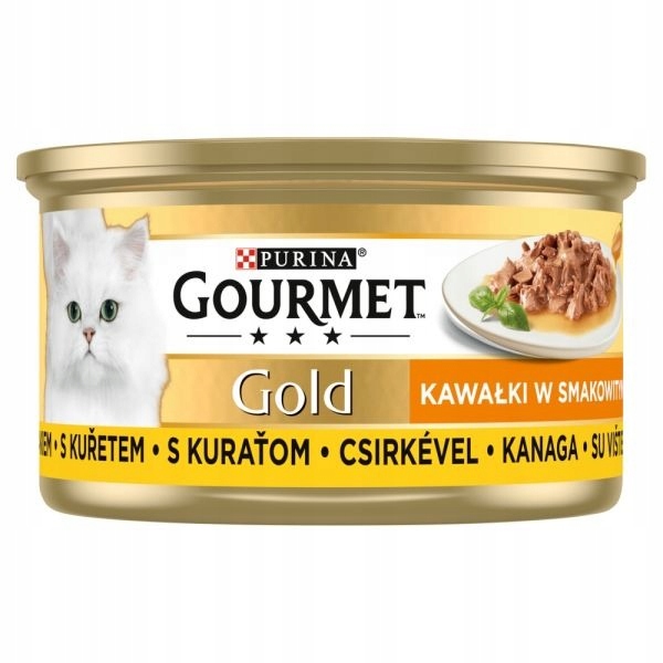 Karma dla kota mokra Gourmet Gold kurczak w sosie EAN (GTIN) 7613036923583