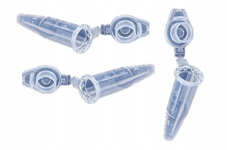 Probówka 0,5ml , fiolka Eppendorf z zatyczką 0,5 ml, 100szt