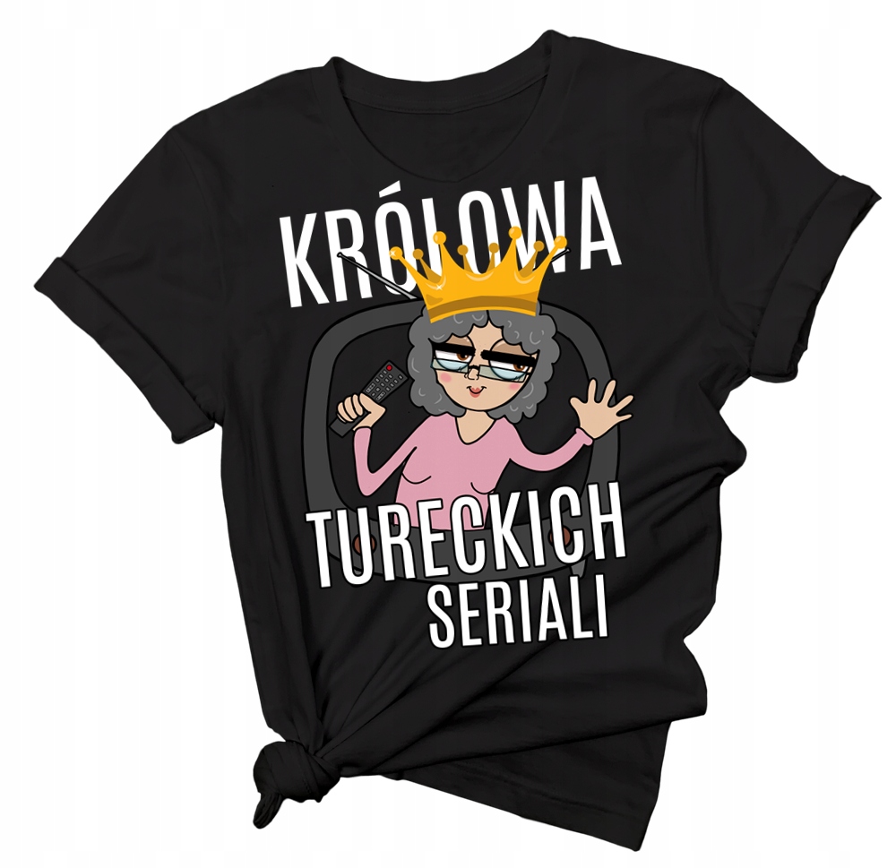 

Koszulka dla babci oglądającej seriale napis S/m