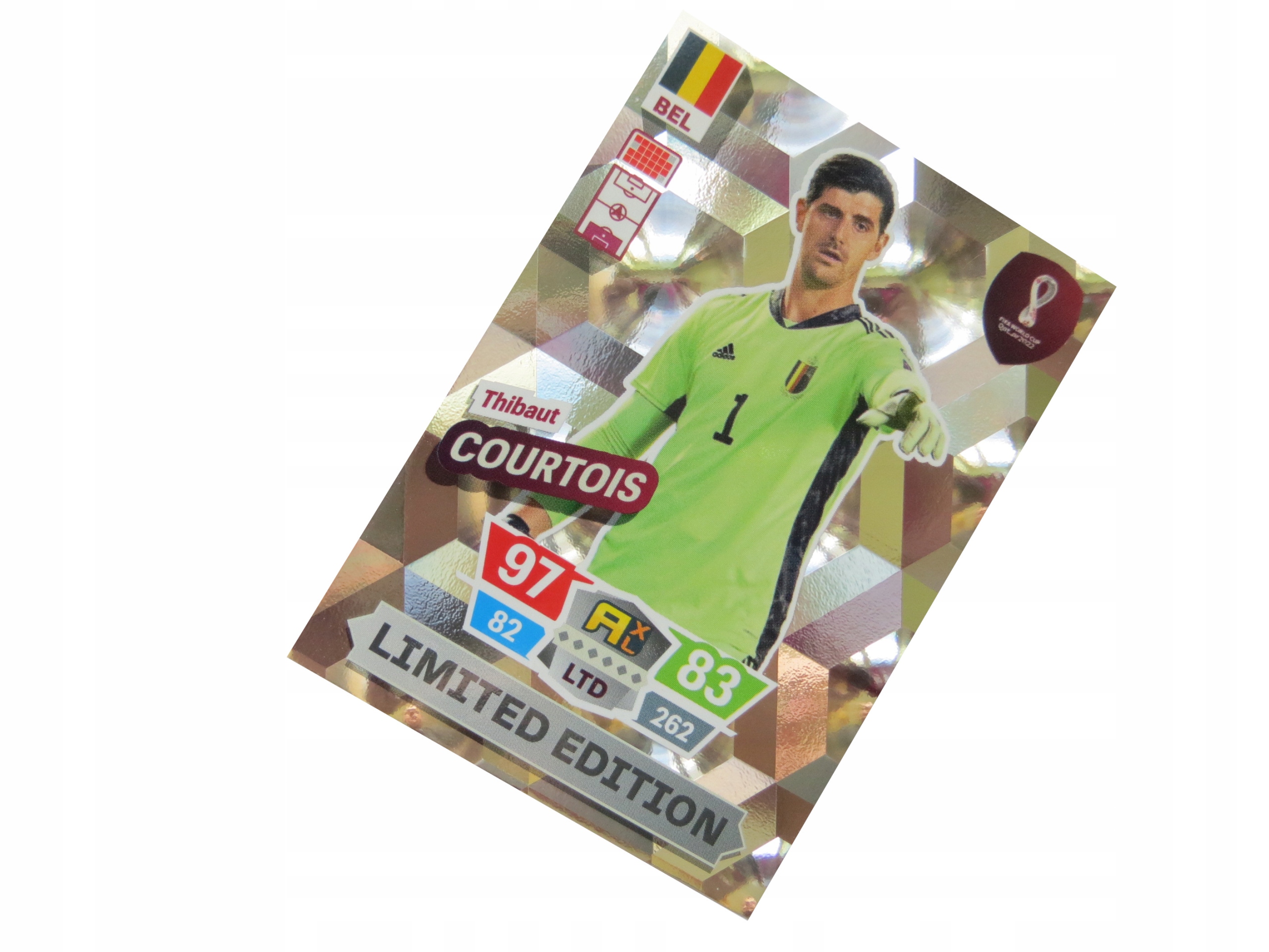 Panini Fifa World Cup Qatar 2022 Karty Piłkarskie Limited Courtois Mała