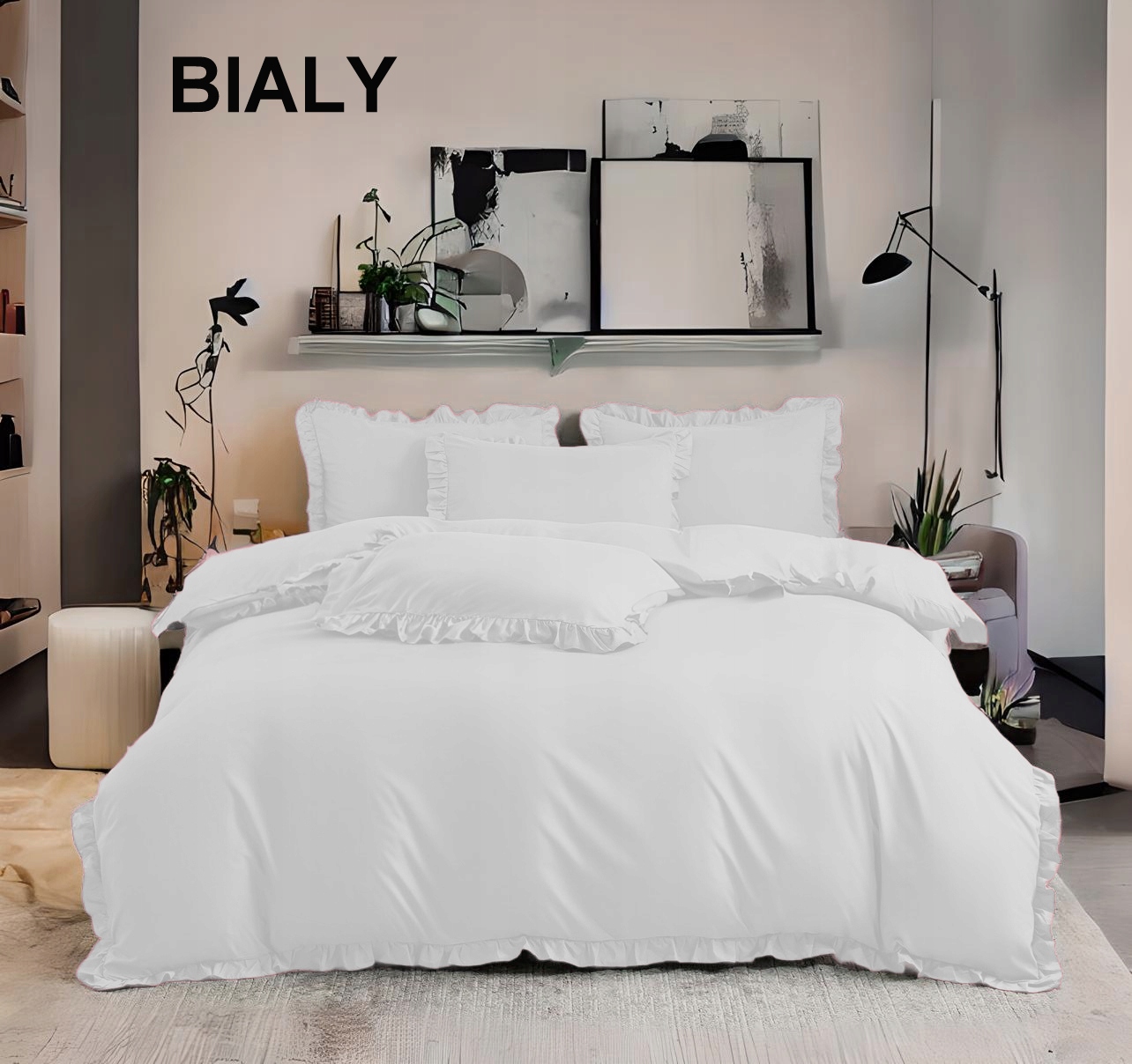 Pościel FALBANKA Twojej Kompozycji 160x200 Szwalnia PL 16 KOLORÓW PRODUCENT Marka inna