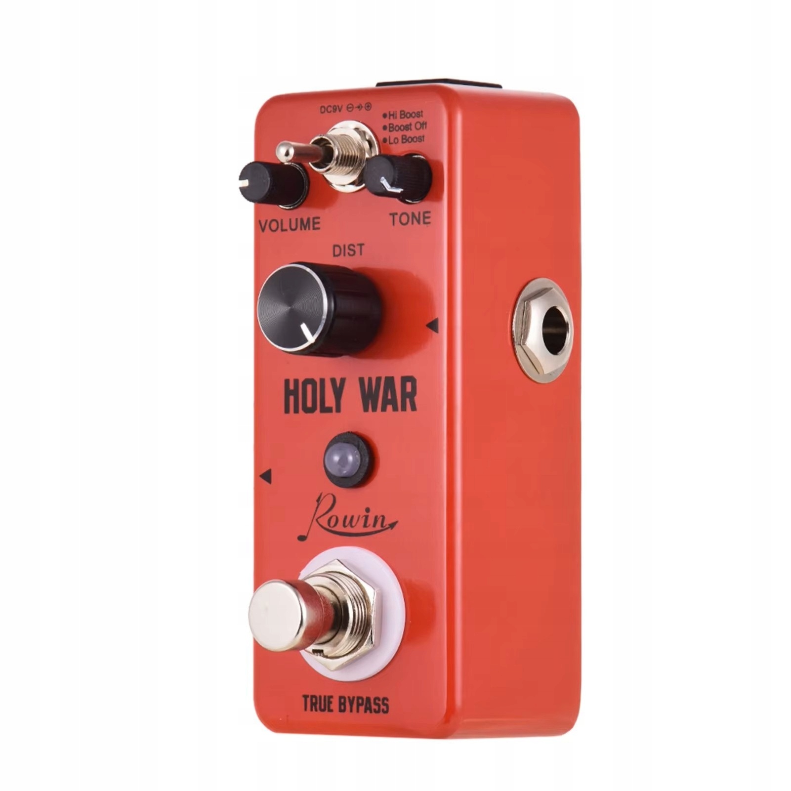 Rowin Holy War – Efekt distortion pro elektrickou kytaru se třemi režimy