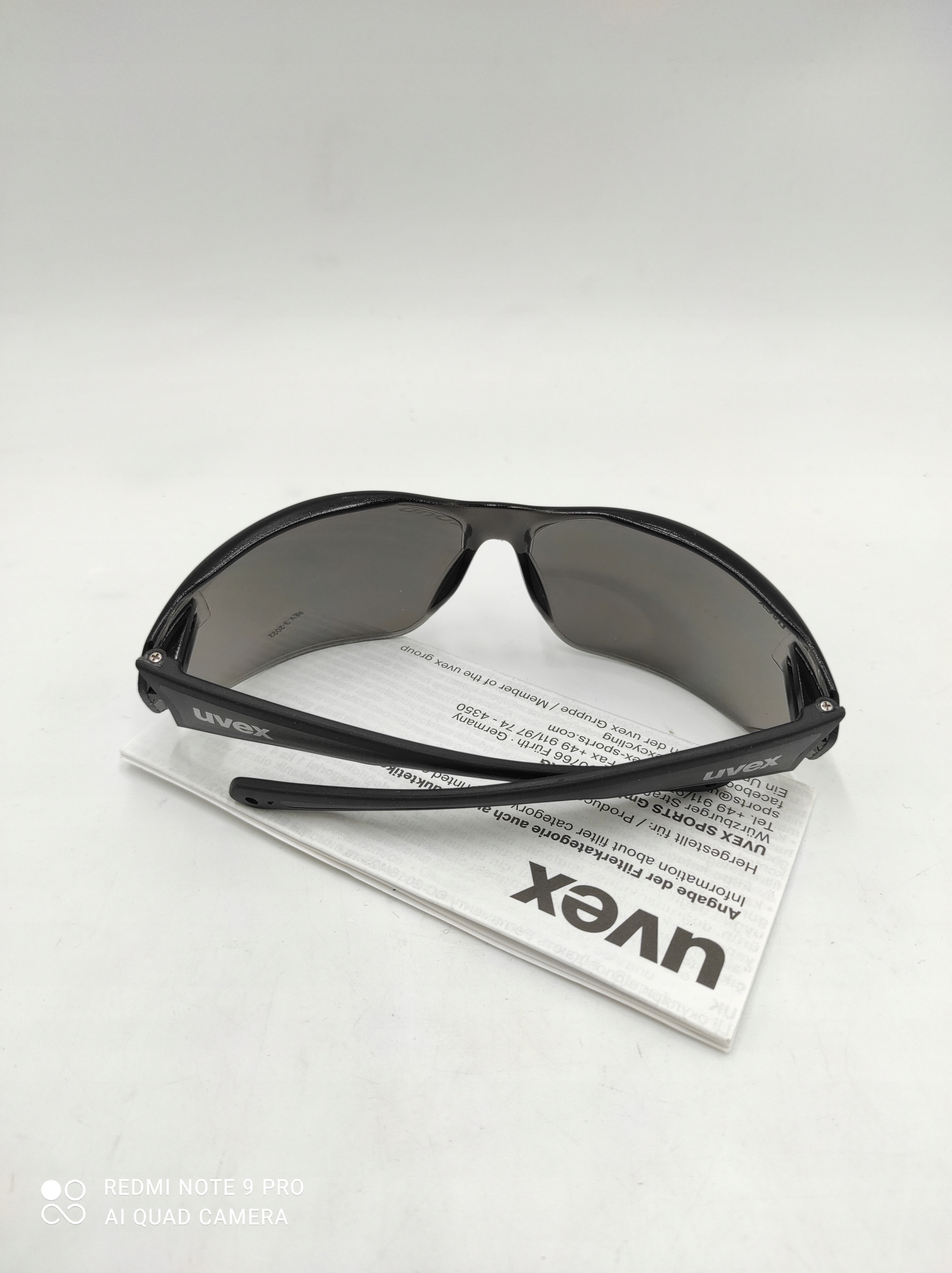 Okulary rowerowe sportowe przeciwsłoneczne Uvex Sportstyle 204 Szerokość mostka 15 mm