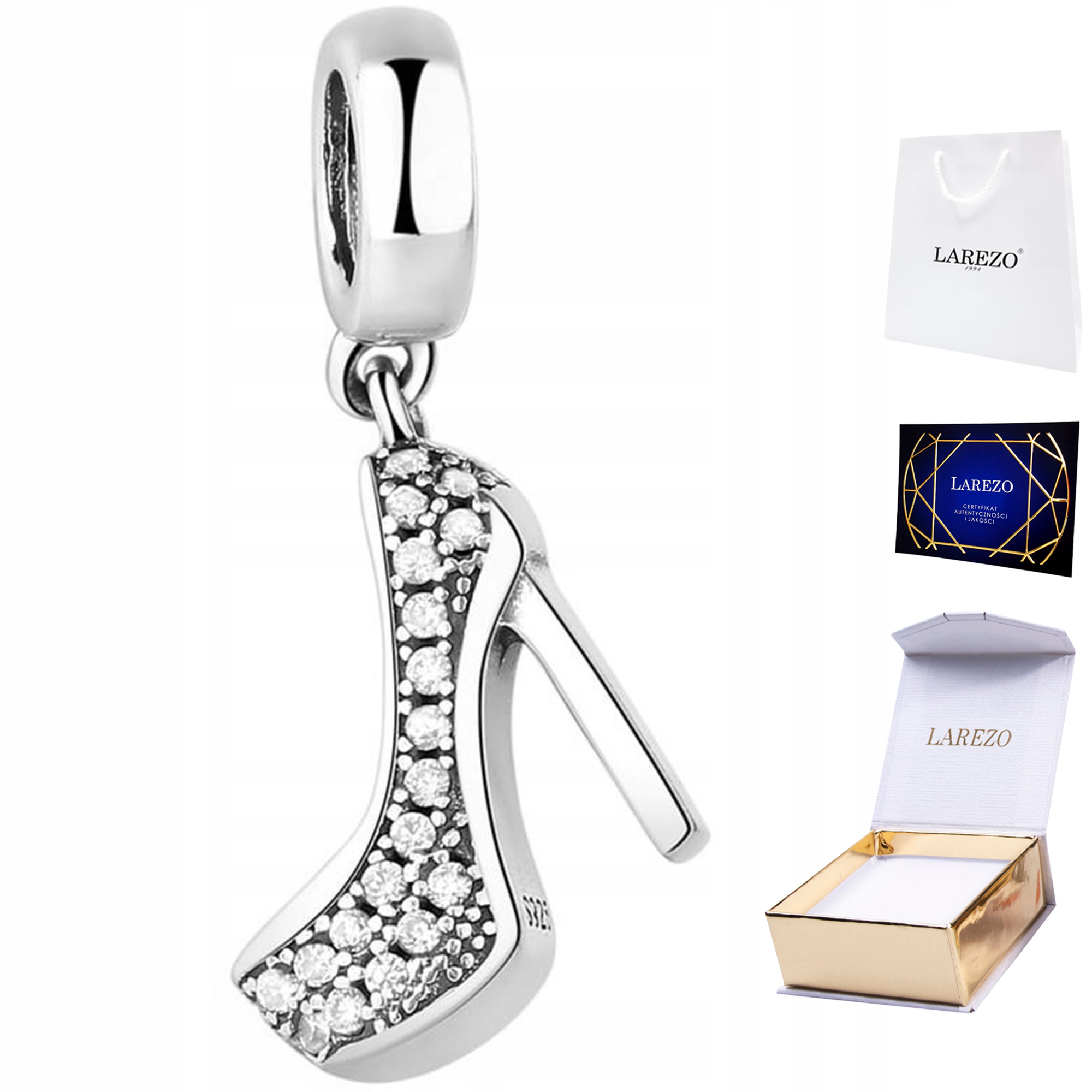 

Charms srebrny Szpilka But dla kobiety srebro 925