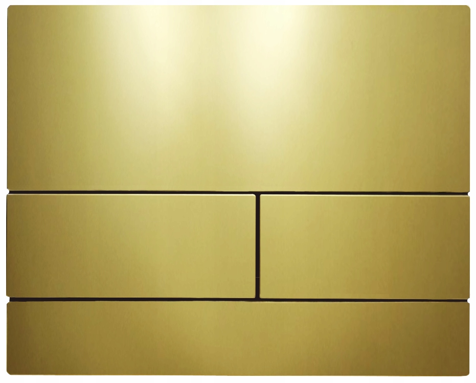 Oceľový splachovací gombík T2 zlatý 5 pre Wc Geberit Duofix Sigma UP320