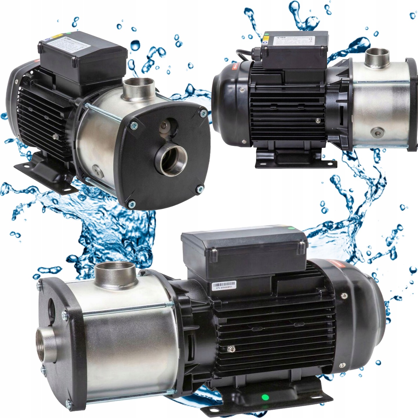 Pompa wielostopniowa hydroforowa przemysłowa S-mci 7-5 (2,2 kW, 230 V) Ibo
