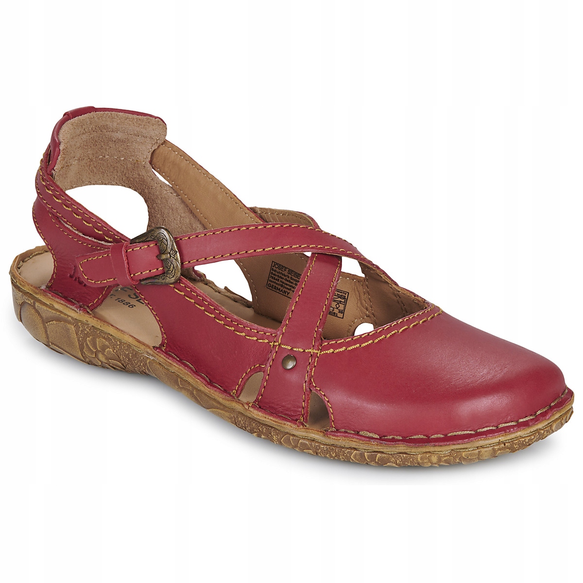 Josef Seibel dámské sandály 79513 95 450 Rosalie 13 ploché červené vel. 39