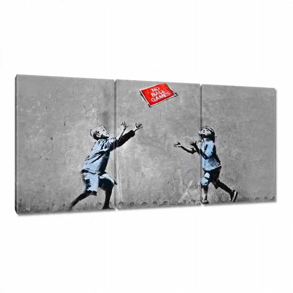 

Obrazy 120x60 Banksy No Ball Games