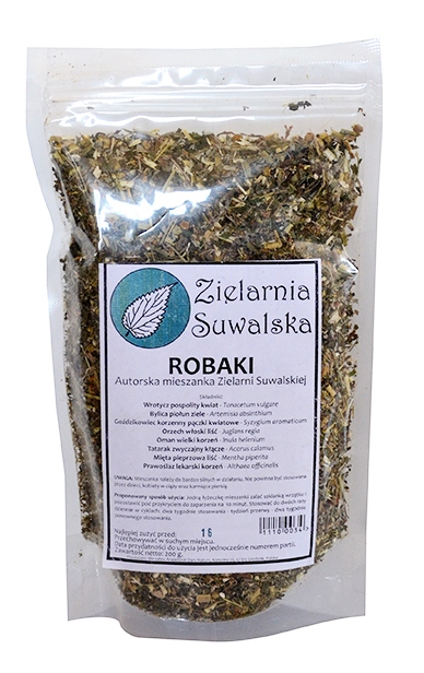

Zielarnia Suwalska Robaki Mieszanka Cięta 200g