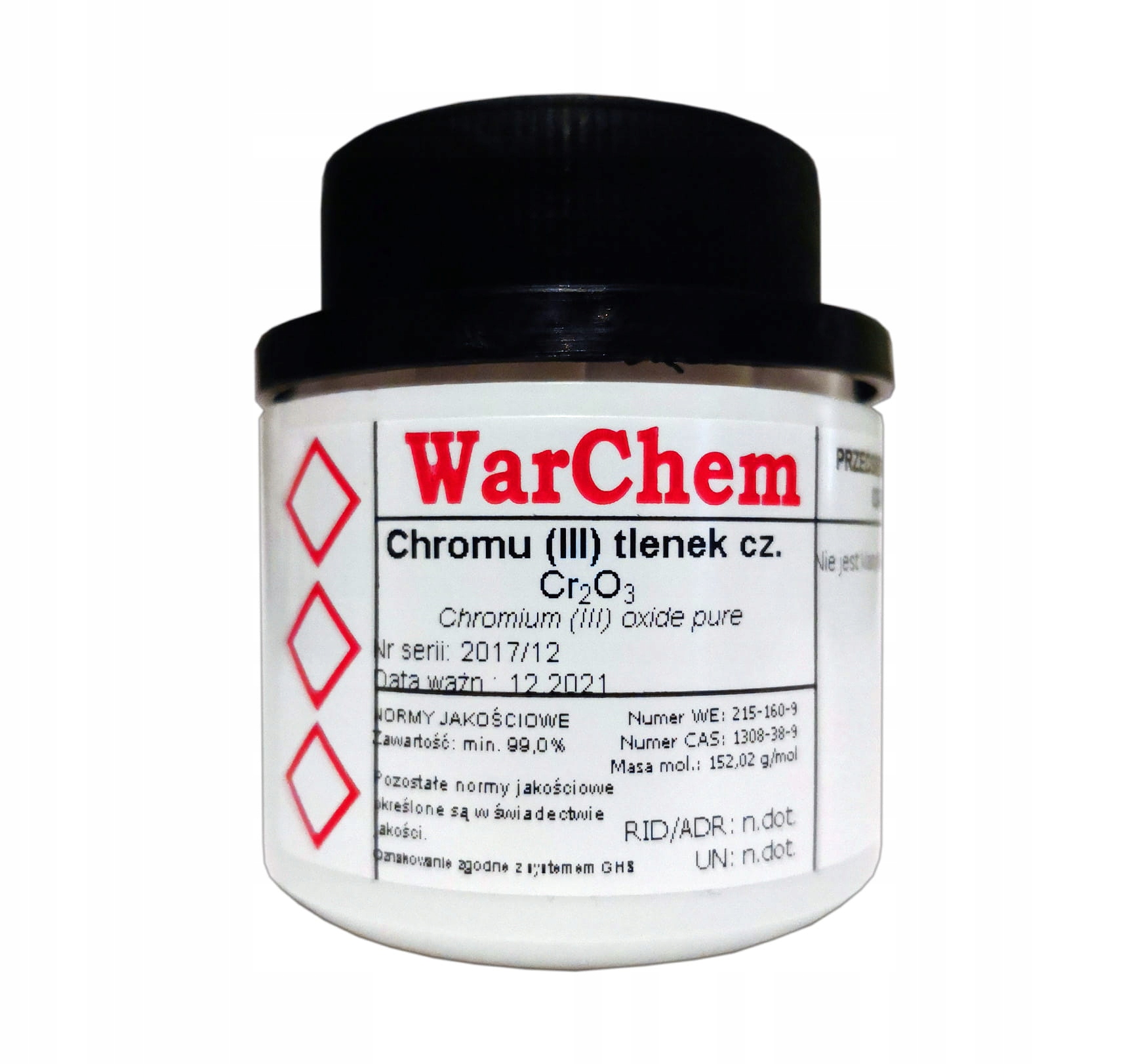 

Tlenek Chromu (III) Zielony czysty 25g