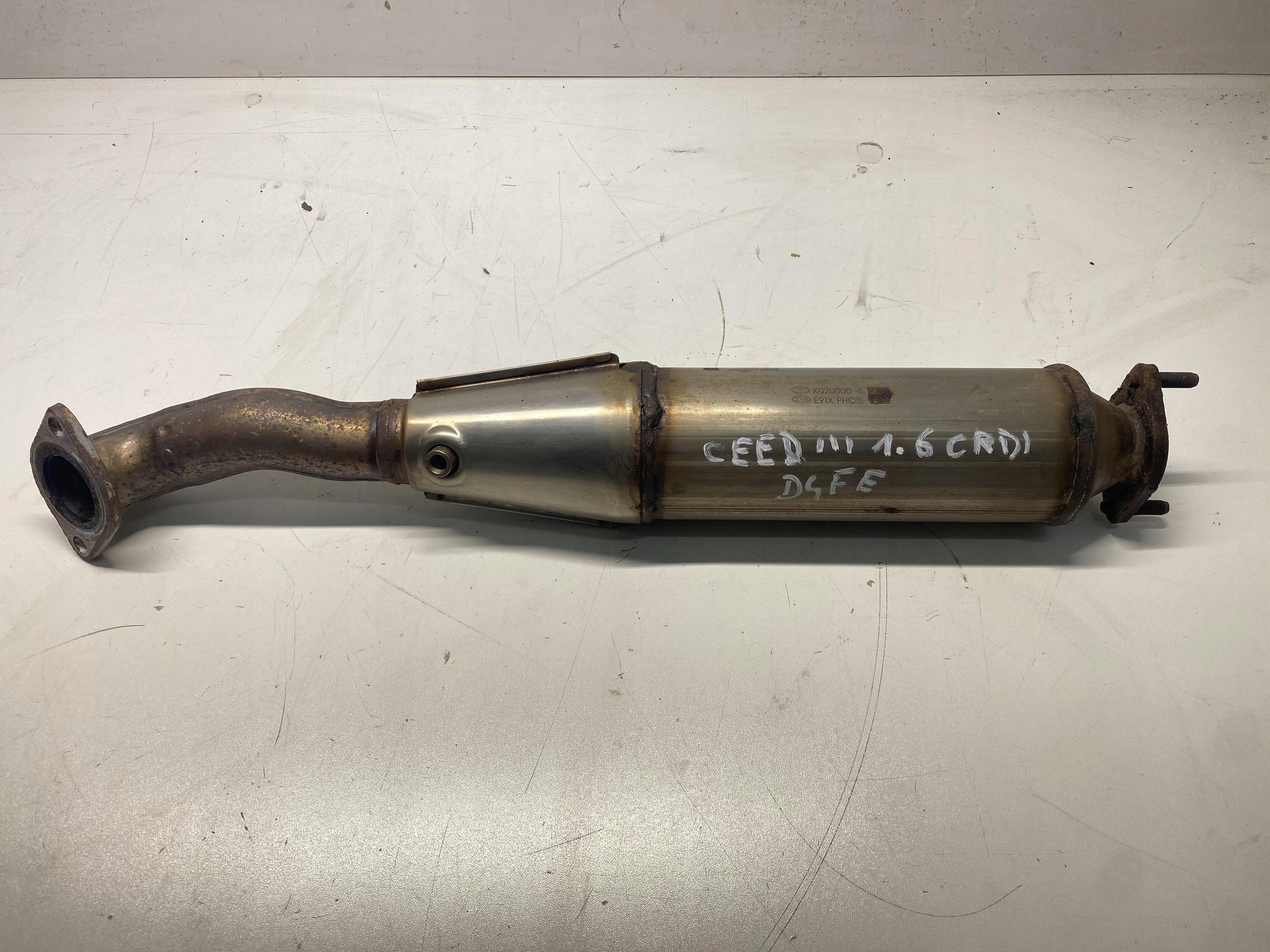 filter FAP catalyst KIA CEED III 1,6 CRDI D4FE KIA K02U000