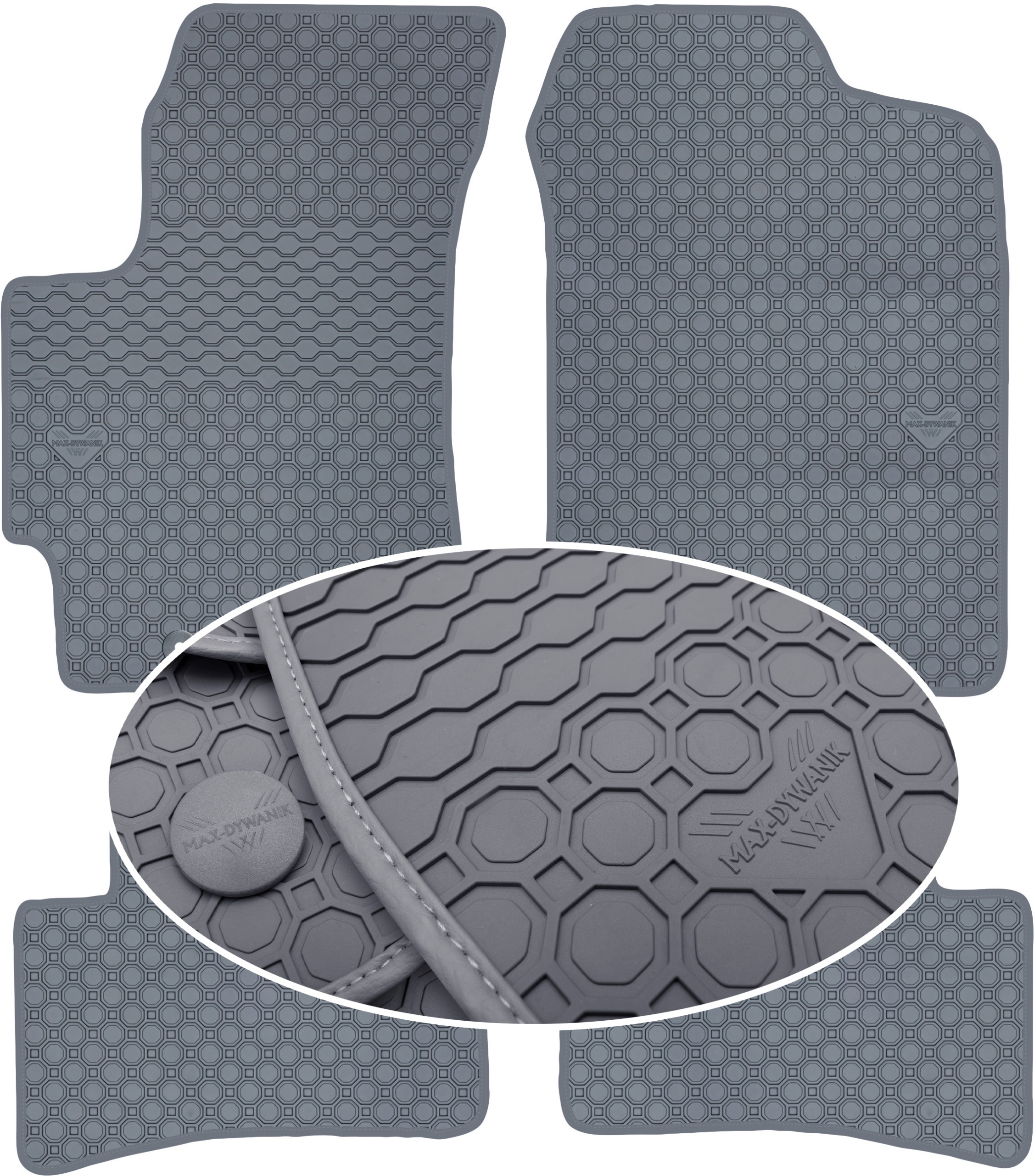 Kia Rio II Fl 2009-2011 Koberce Šedé