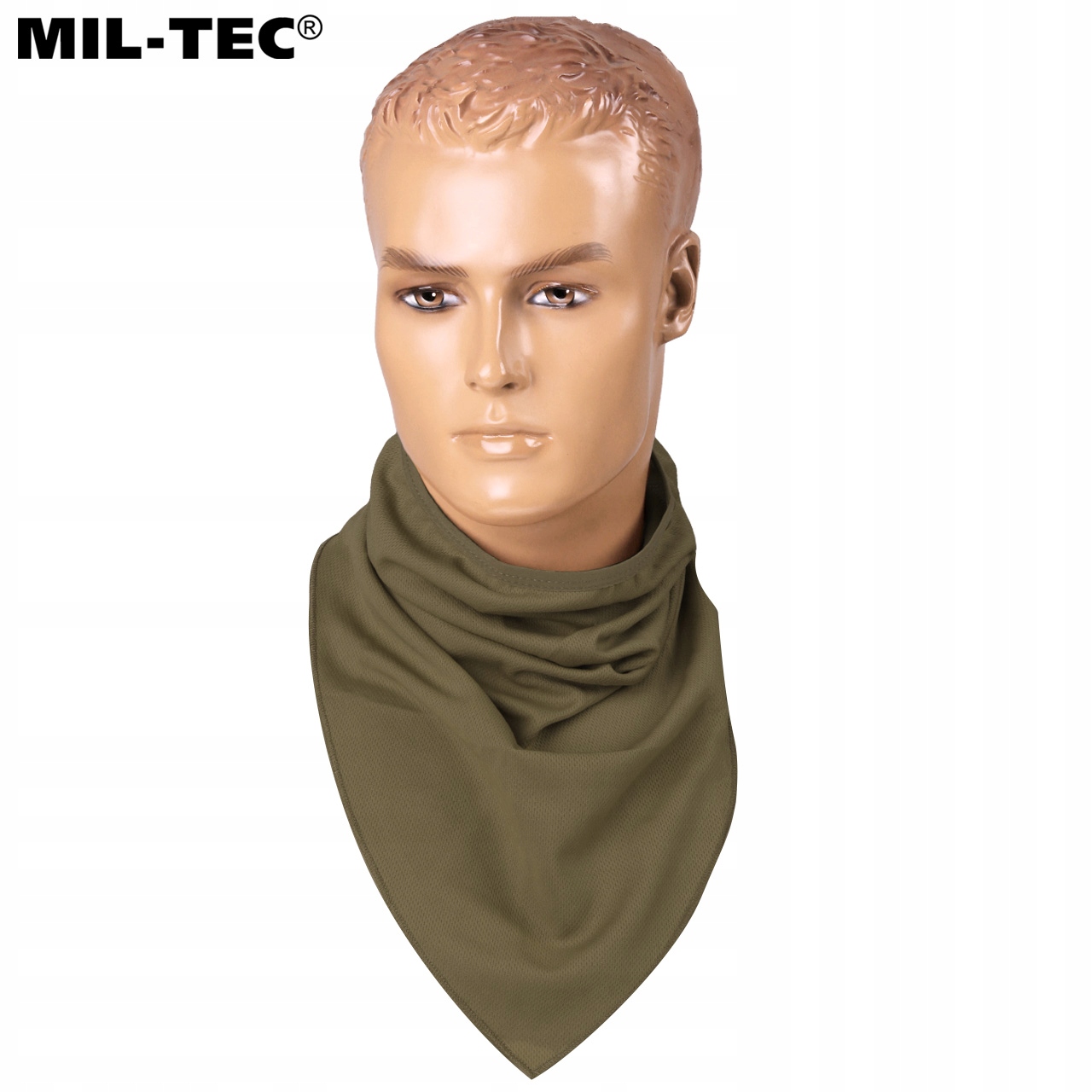 MIL-TEC CHUSTA KOMIN MASKA OCHRONNA SCARF OLIVE ZIELONA Kolekcja MILITARIA,SURVIVAL
