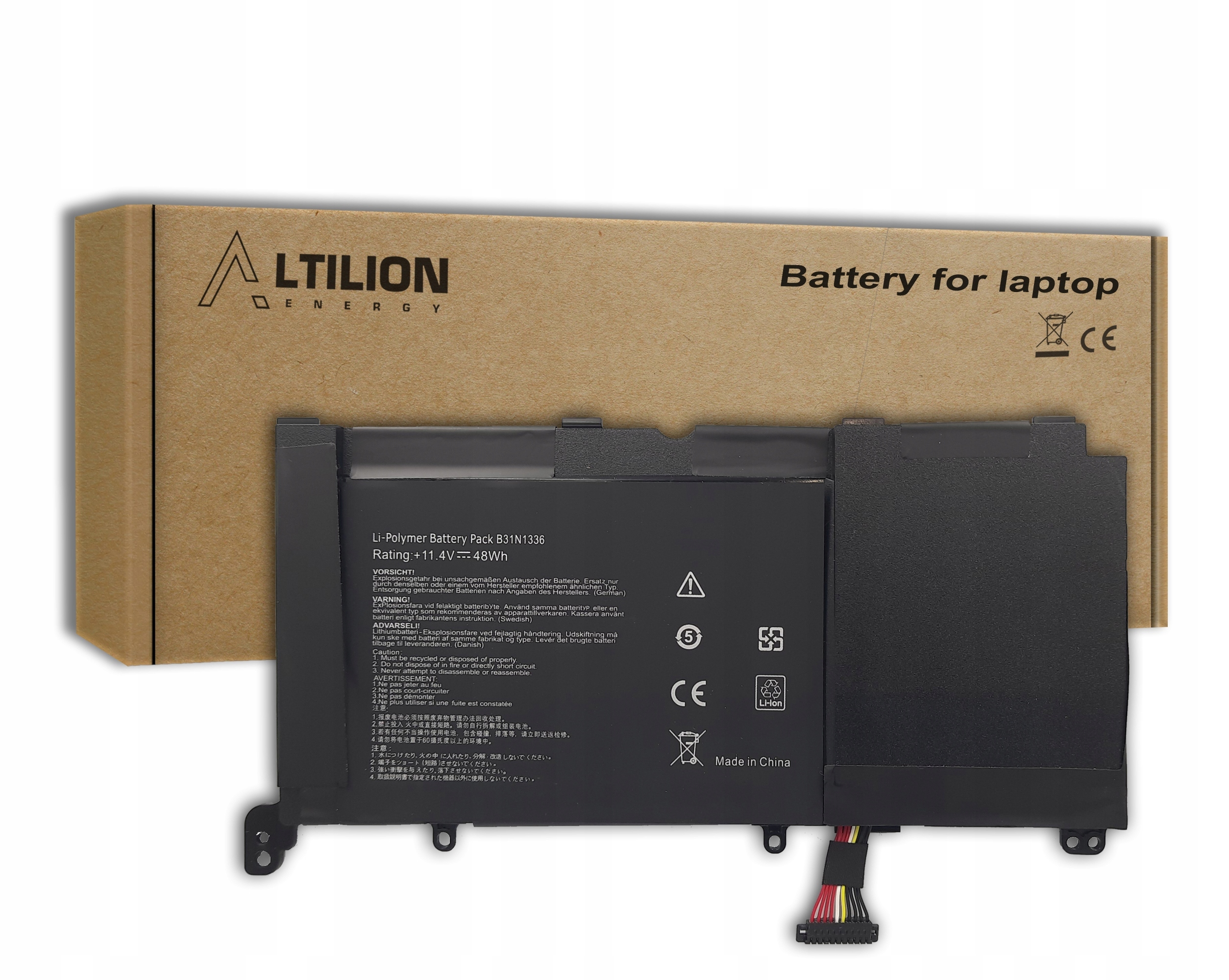 Batéria B31N1336 Asus VivoBook K551L R553L R553L S551L V551L A551L