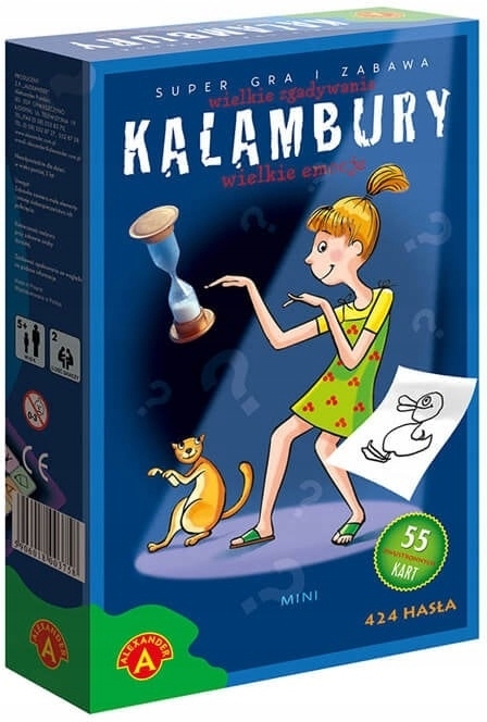 Kalambury wersja Mini Alexander Maksymalna liczba graczy Więcej niż 6
