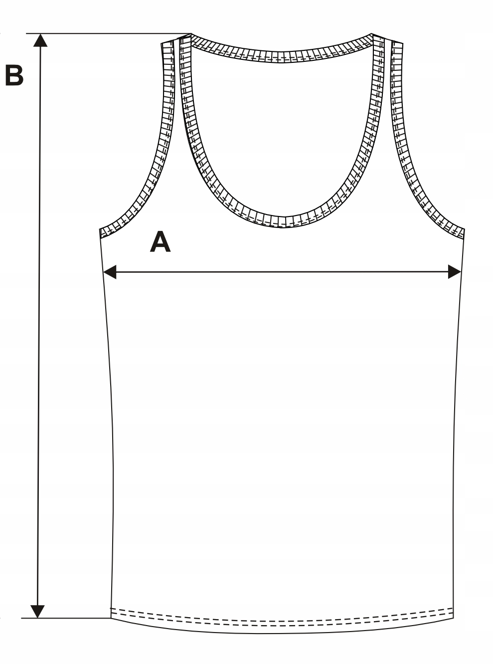 Top damski podkoszulka na RAMIĄCZKACH bokserka gładka dopasowana MORAJ 4XL Model BD1000 TOP