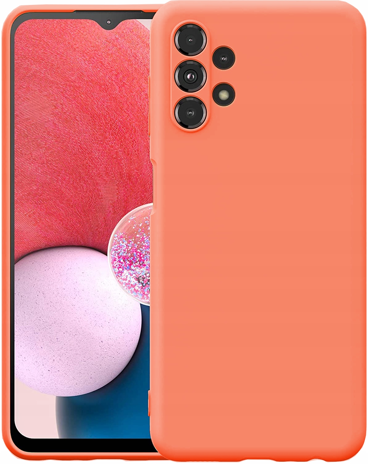 ETUI DO SAMSUNG A32 4G SILIKONOWE CASE + SZKŁO Marka Samsung