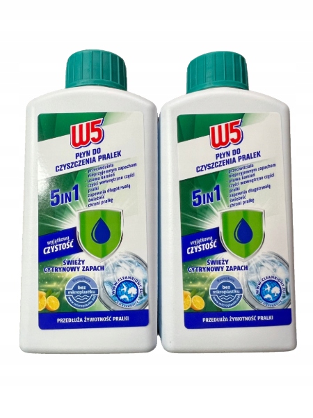

W5 Płyn Do Czyszczenia Pralek 2X 250ML