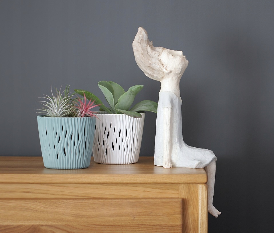 DONICZKA OSŁONKA Z WKŁADEM SANDY ROUND DSR260 PROSPERPLAST Średnica 26.2 cm