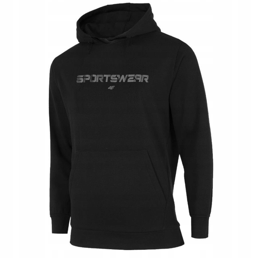 BLUZA MĘSKA 4F DRESOWA SPORTOWA CIEPŁA WYGODNA Z KAPTUREM NA CO DZIEŃ Rozmiar L
