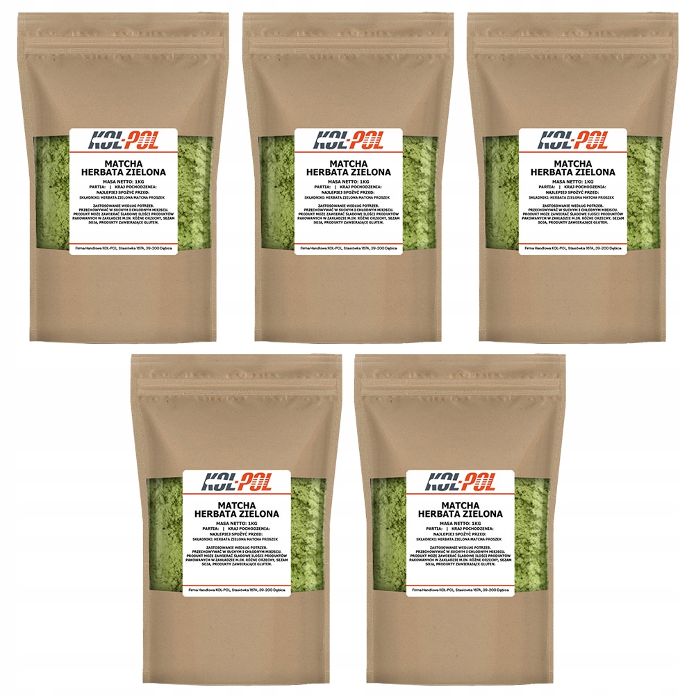 Matcha Zielona Herbata 5kg W proszku naturalna Kol-Pol