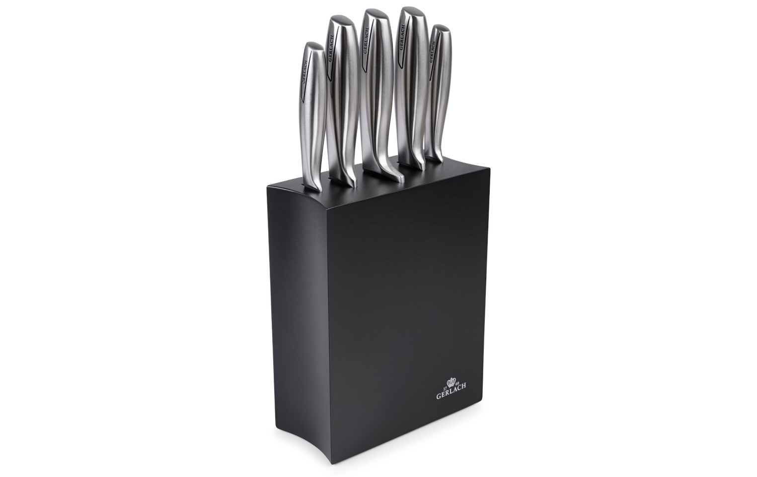 Sada Nožov V Bloku 5 ks Moderná Čierna Gerlach