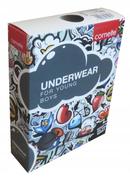 CORNETTE kalesony chłopięce białe 110/116 Bohater brak