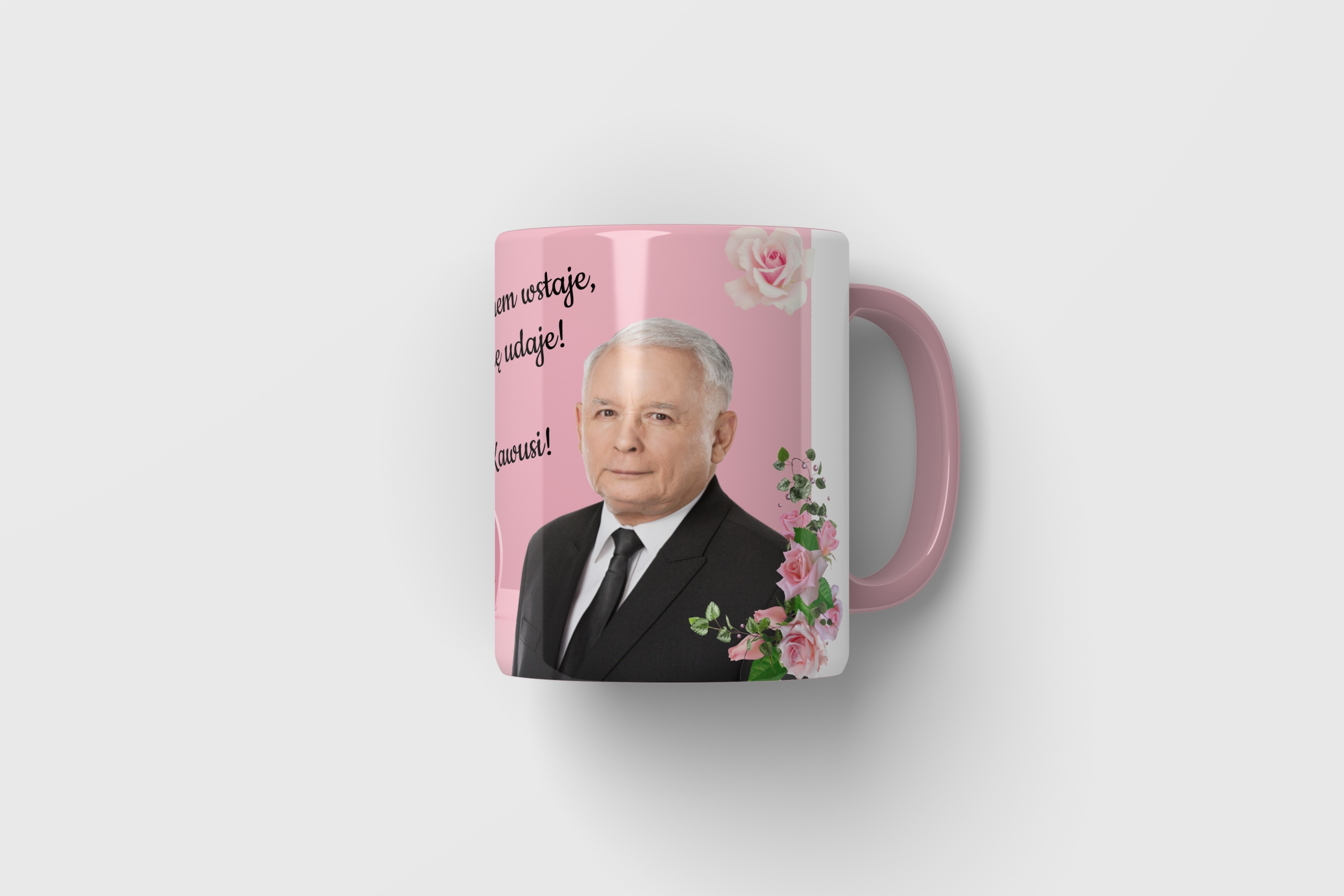 KUBEK PREZESA PIS JAREK KACZYŃSKI DUDA MORAWIECKI NA PREZENT DO KAWY PRACY EAN (GTIN) 5904730086011