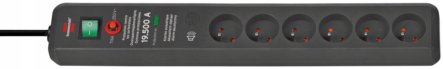 BRENNENSTUHL listwa zasilająca przepięciowa 6G 3m