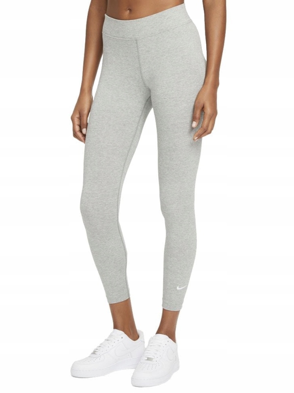 Legíny Getry Kalhoty Nike CZ8532-063 šedé, délka 7/8 M