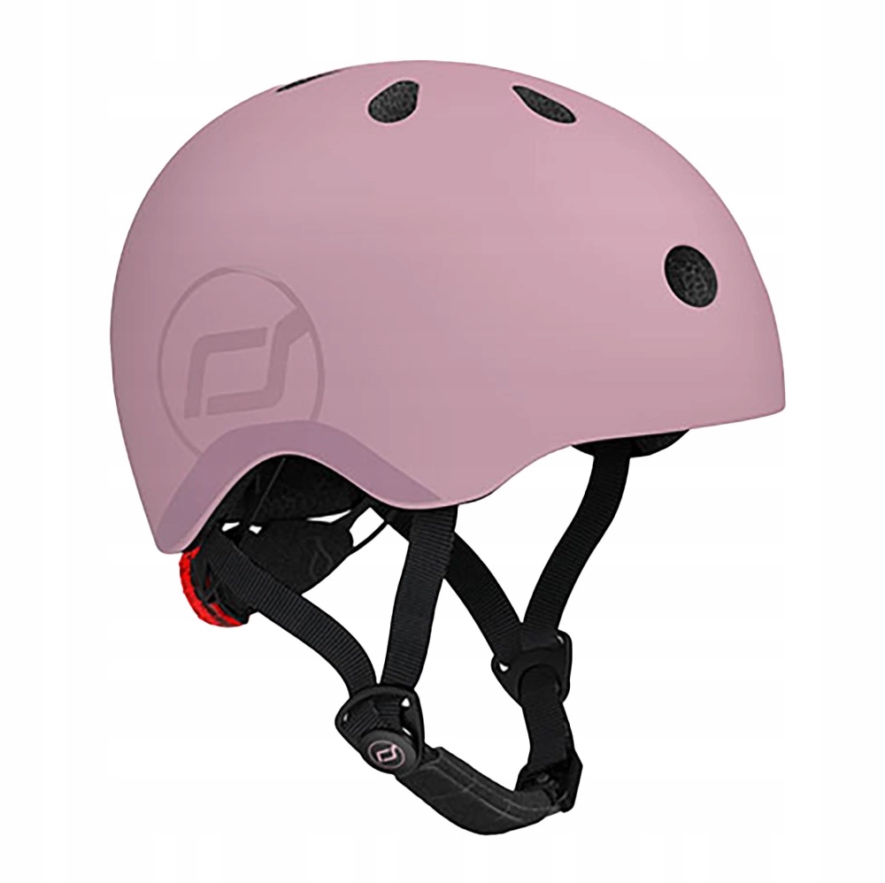 Scoot And Ride Kask S-m Wildberry dla dzieci regulacja 50-55cm rowerowy Led