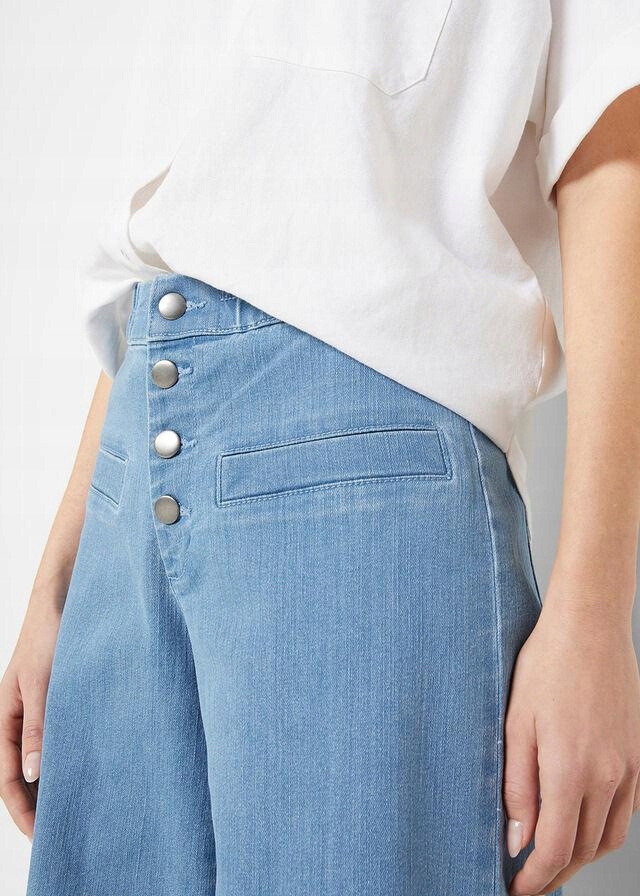 Bonprix 40 SZEROKIE JEANSY DAMSKIE