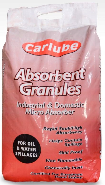 CARLUBE ABSORBENT SORBENT GRANULAT WIĄŻĄCY OLEJ POCHŁANIACZ PŁYNÓW 20L