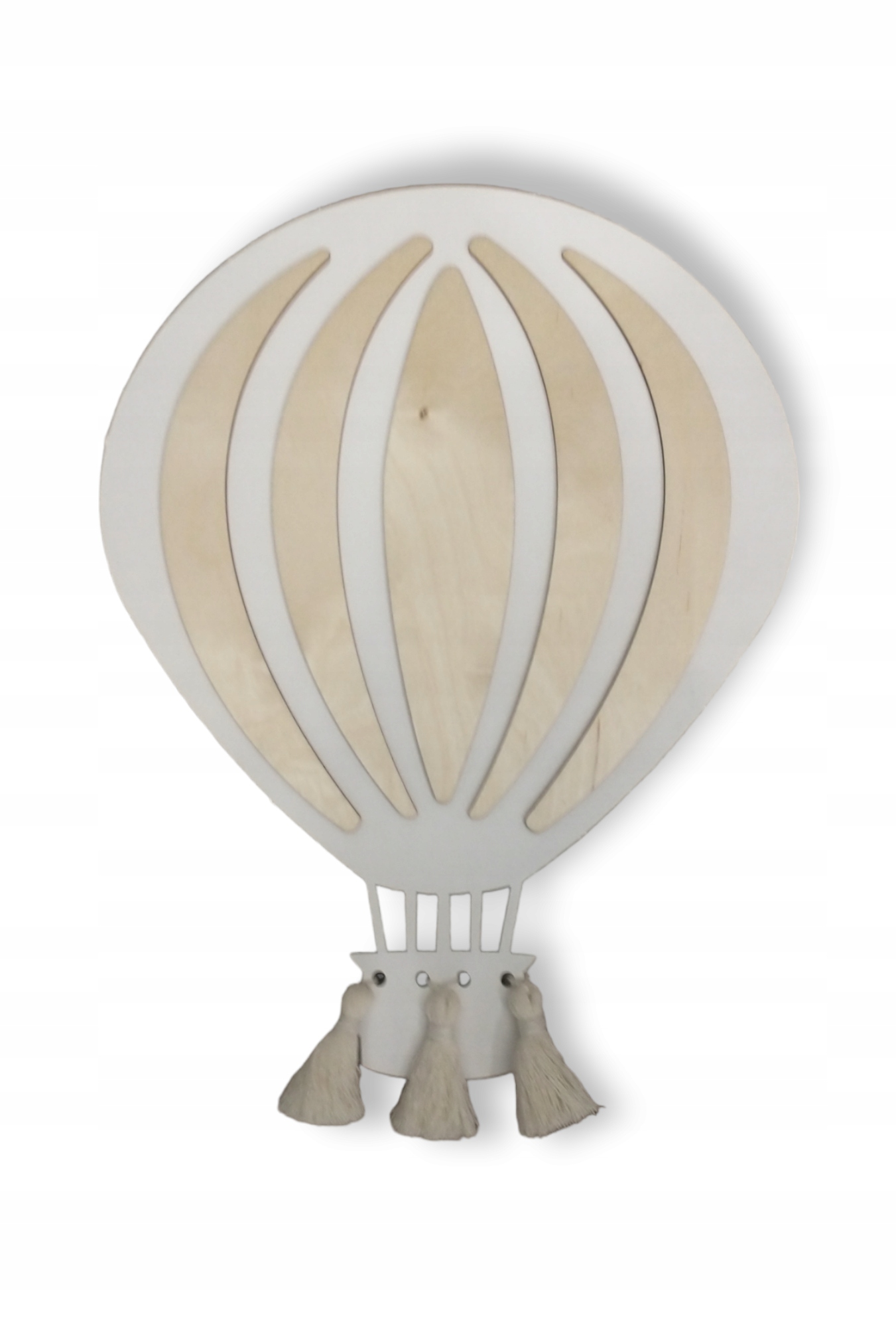 drewniana lampka nocna balon LED