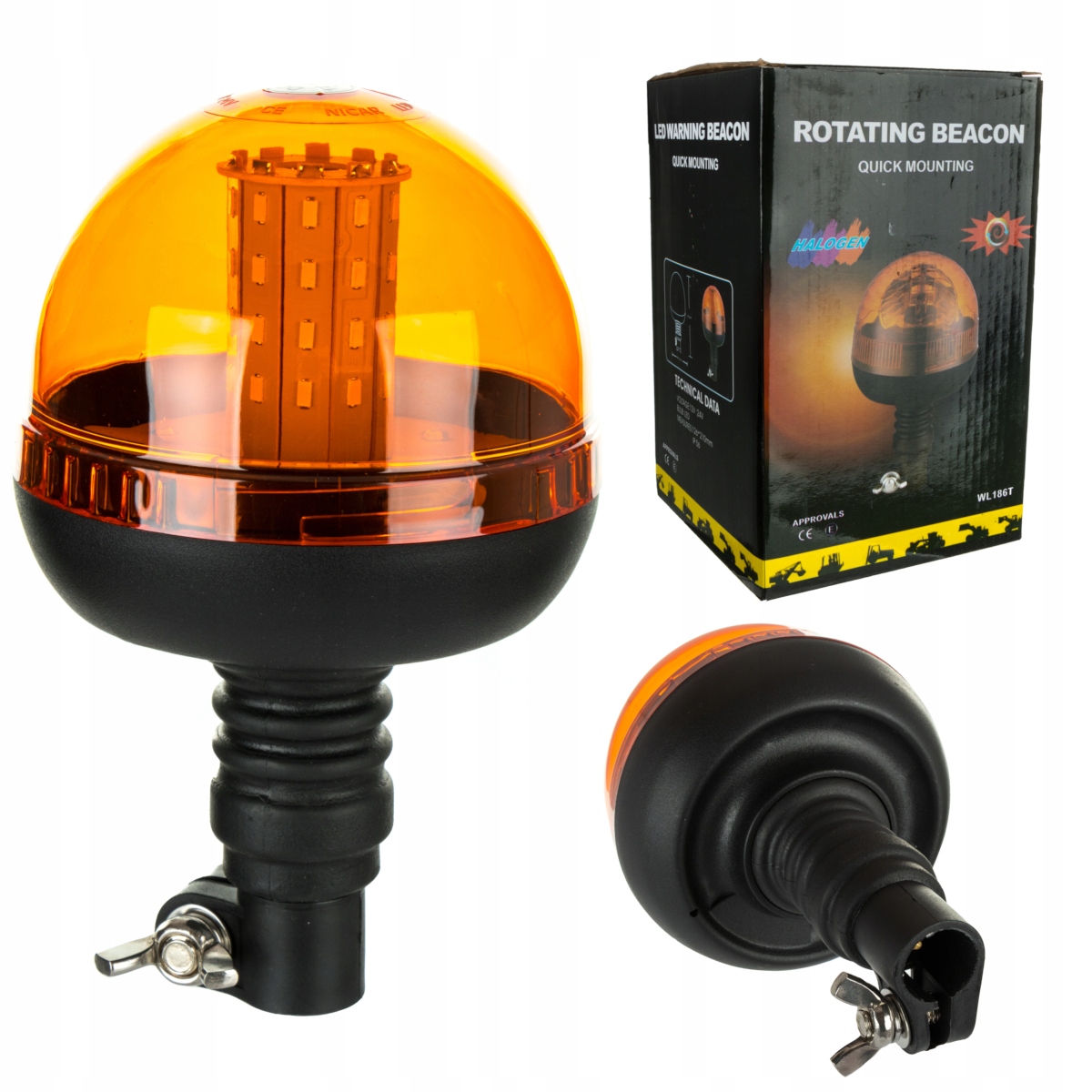 

Lampa Ostrzegawcza Kogut Led Na Trzpień 12-24V