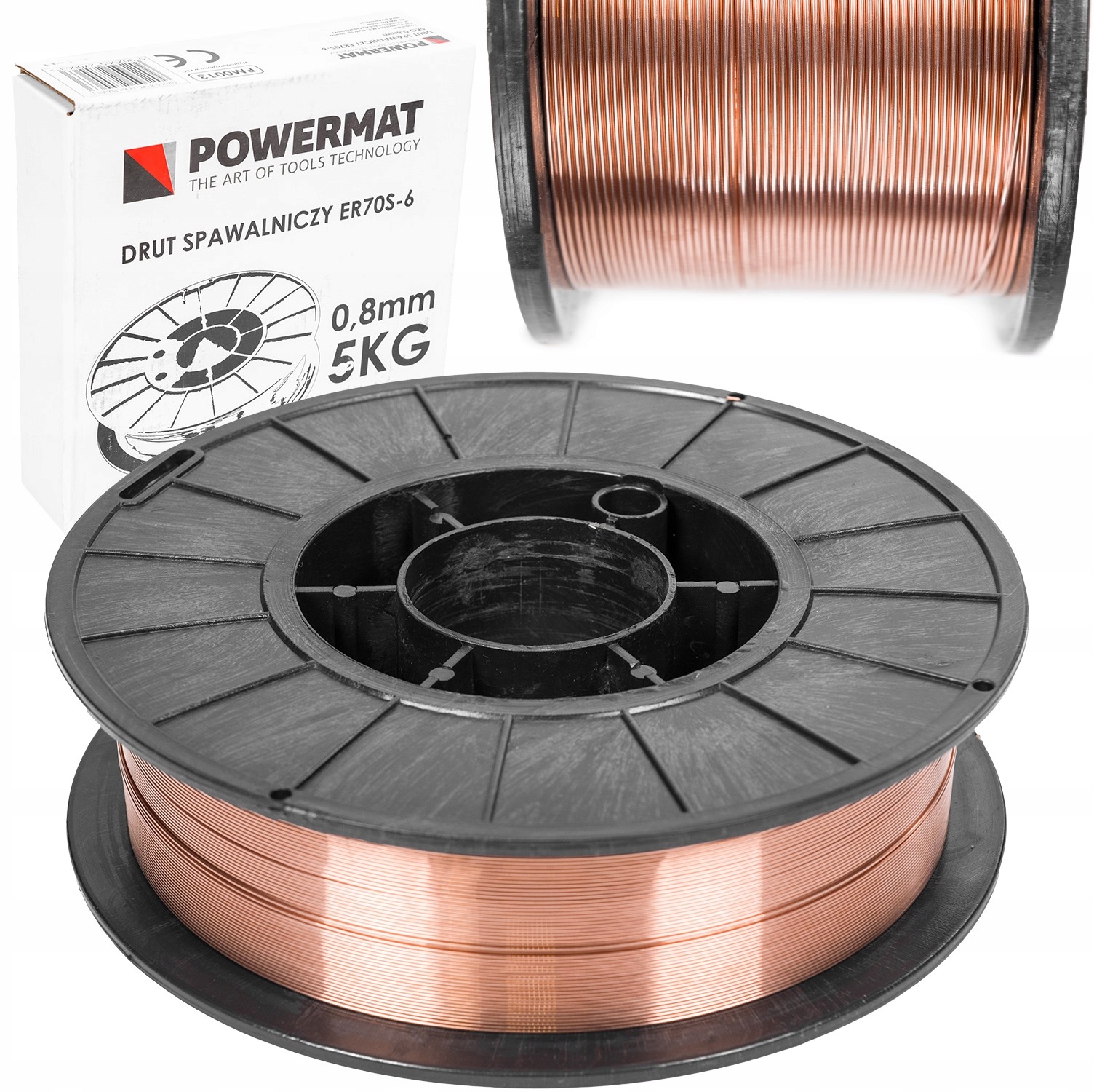 

Spawalniczy Drut Miedziowany Z Manganem 5KG 0.8MM
