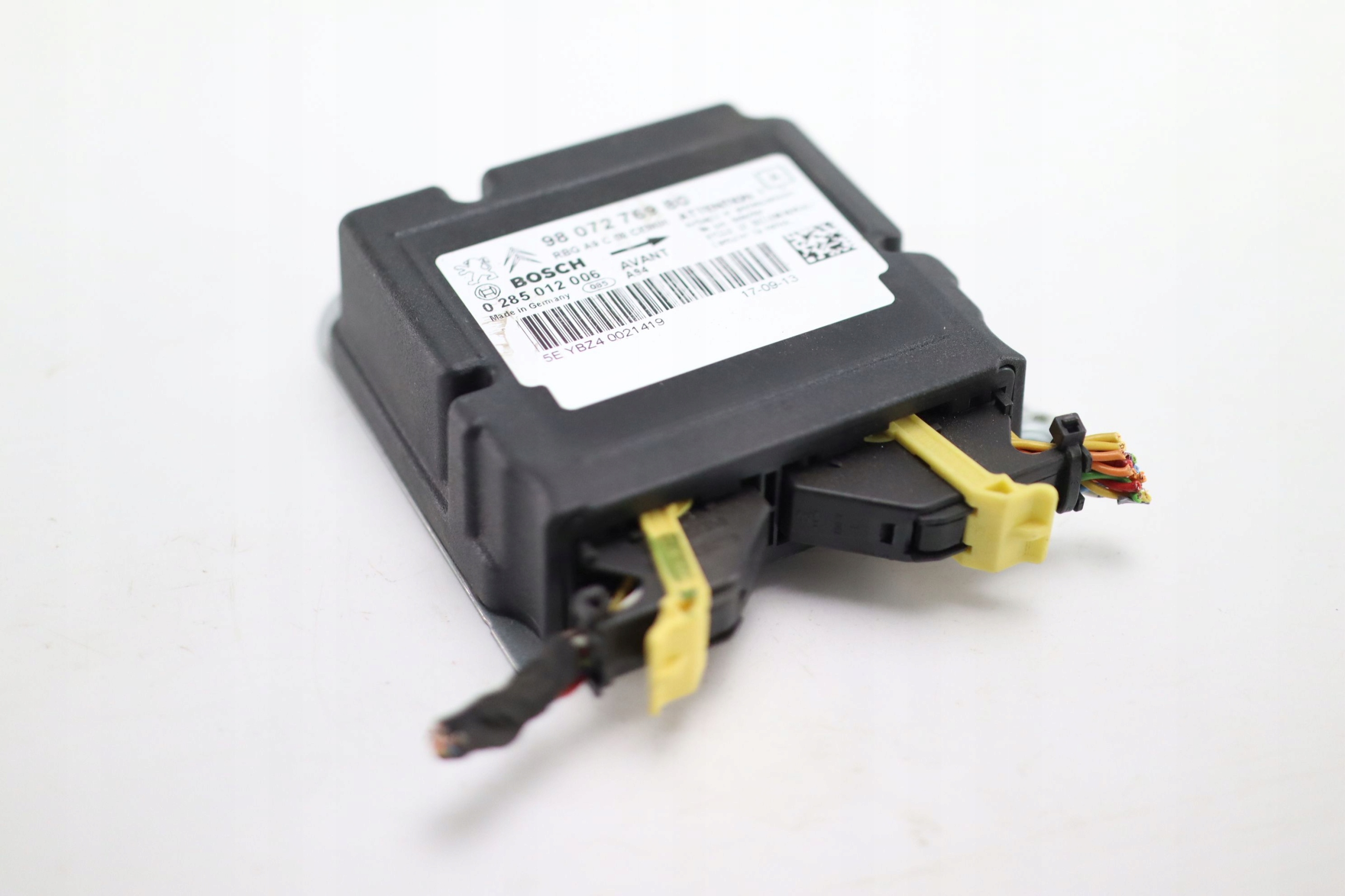 MODUŁ STEROWNIK AIRBAG PEUGEOT 2008 I 9807276980