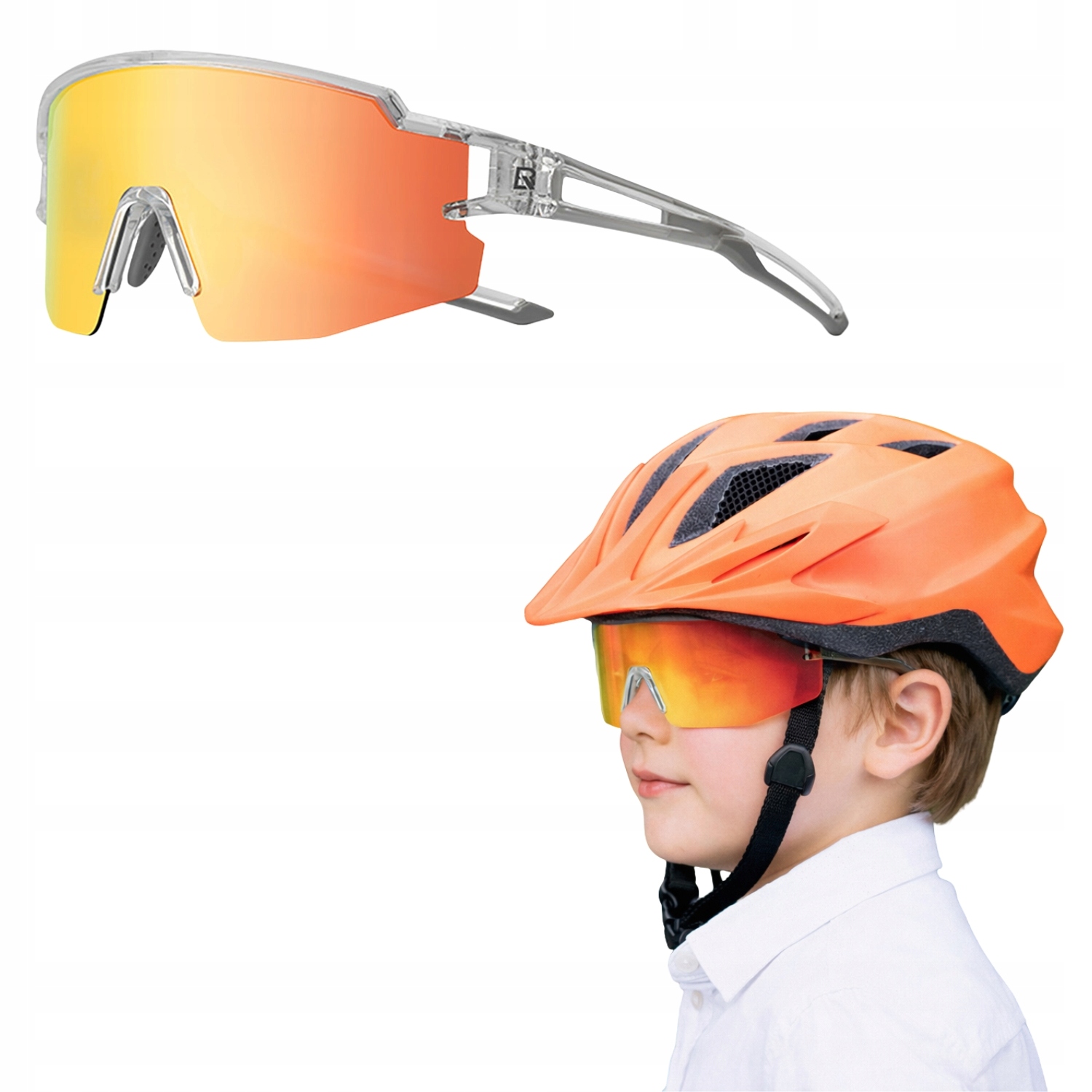 Dětské Polarizační Cyklistické Brýle Na Kolo UV400 Lehké Rockbros