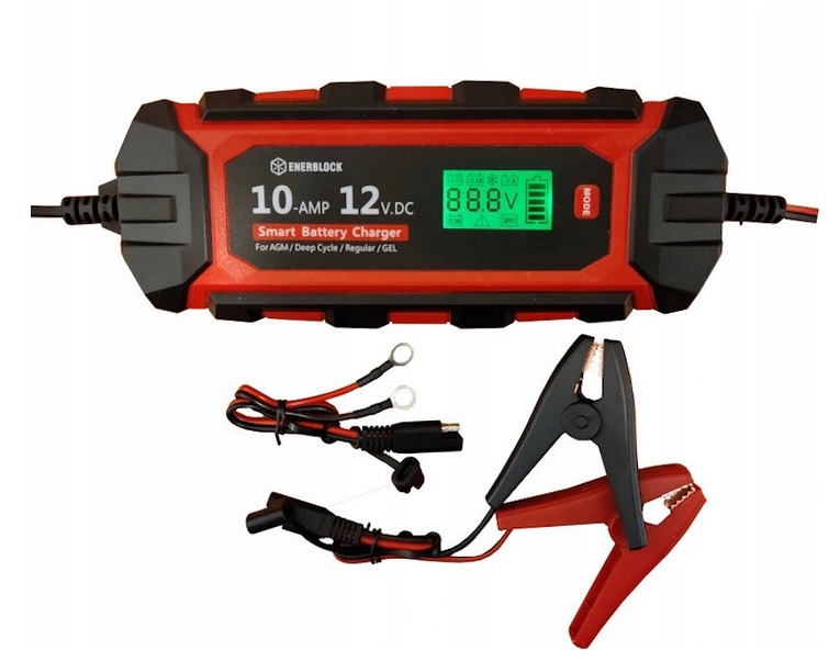 

Prostownik Ładowarka Automatyczna 12V 10A Agm Gel
