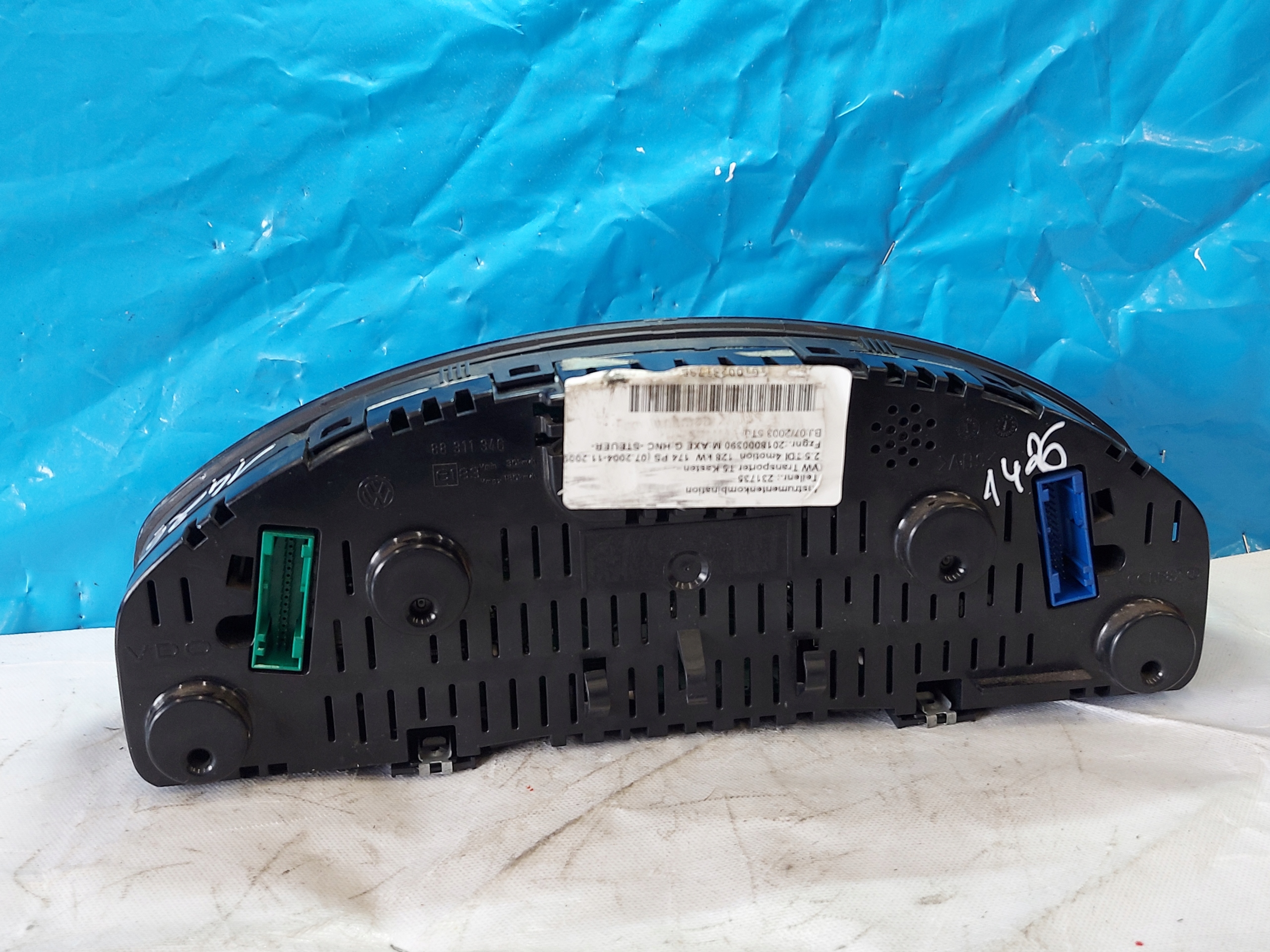dials clock VW T5 2.5 TDI