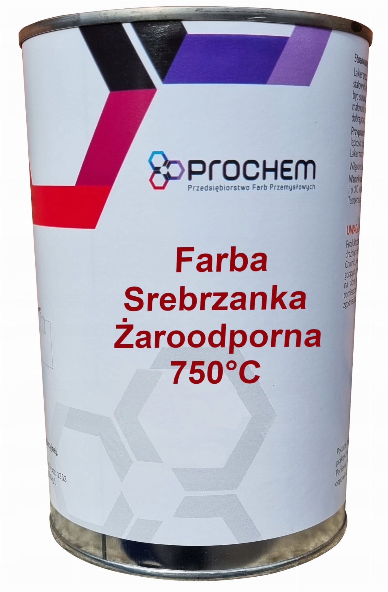 

Farba Silikonowa Żaroodporna 750C 1L