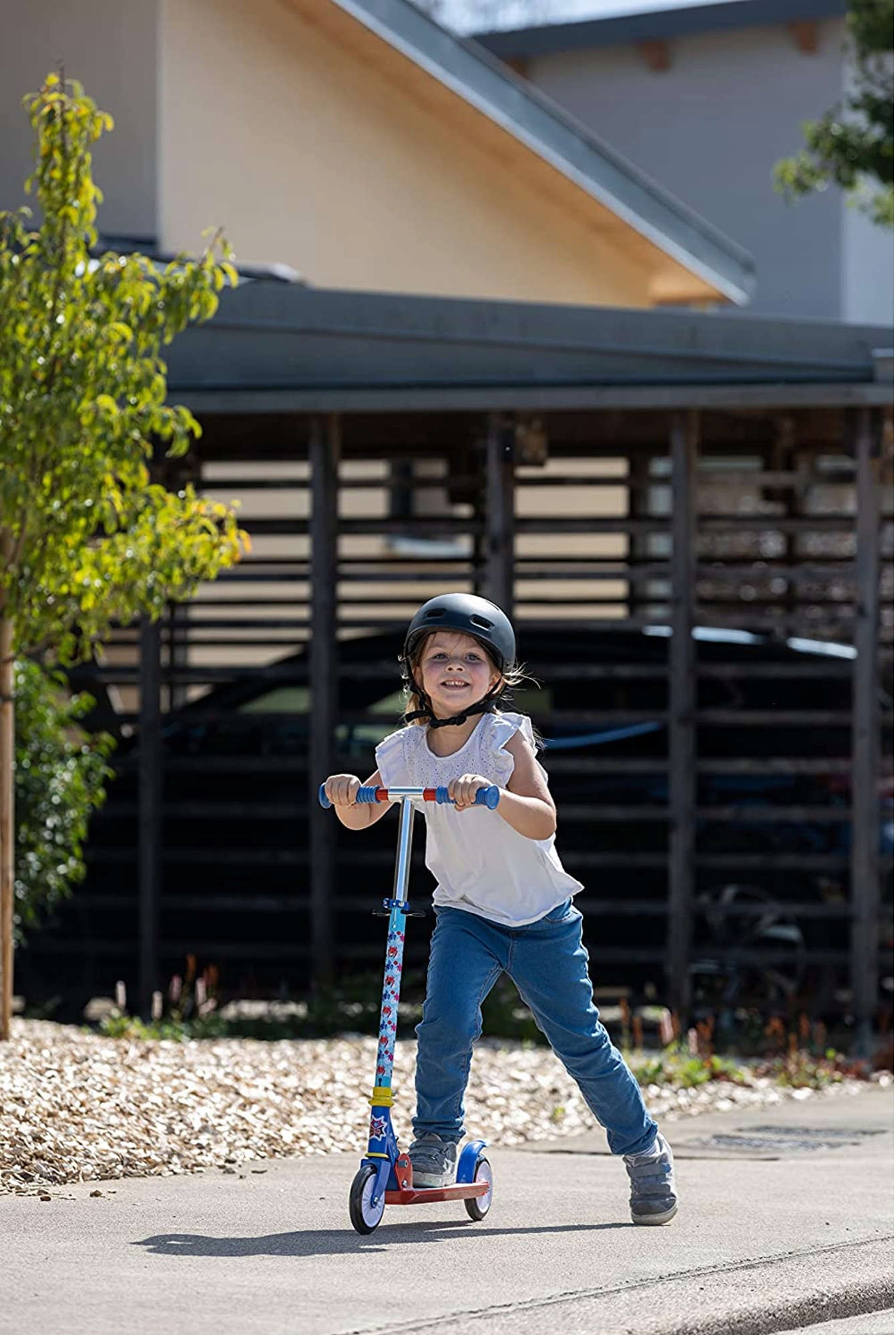 HULAJNOGA DWUKOŁOWA SPIDEY SKŁADANA DLA DZIECI Z HAMULCEM NOŻNYM REGULOWANA Marka Smoby