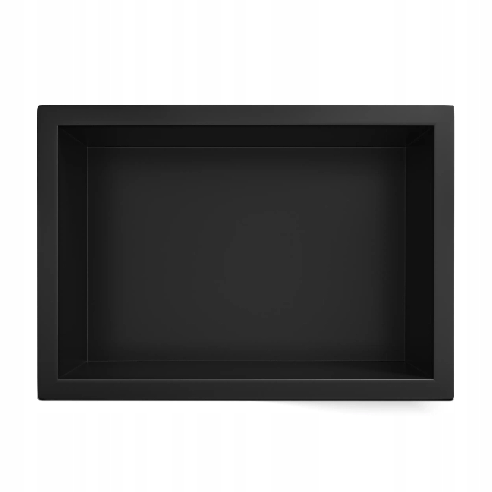 Wall-box One Black Výklenková polica z nehrdzavejúcej ocele čierna 30x20x10 cm