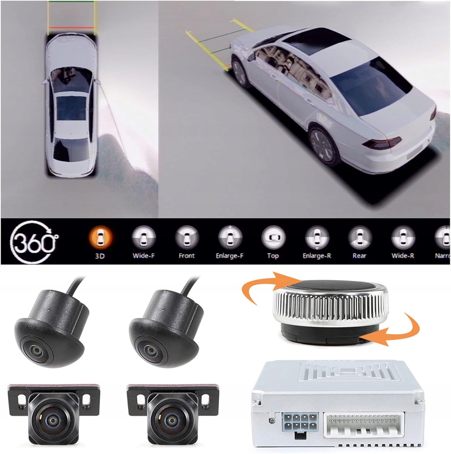 System kamer parkowania 360 stopni M185 Marka inna