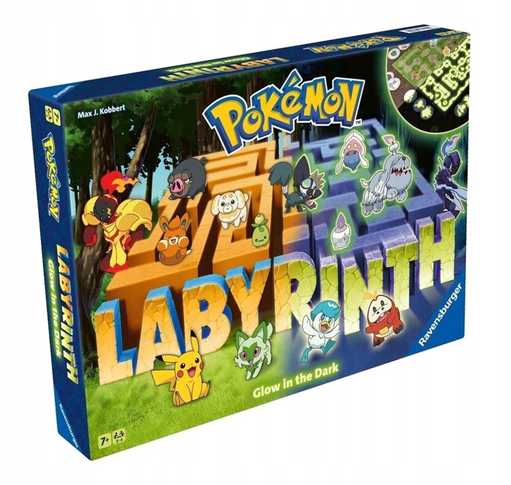 Labyrinth Pokemon Świecący W Ciemności