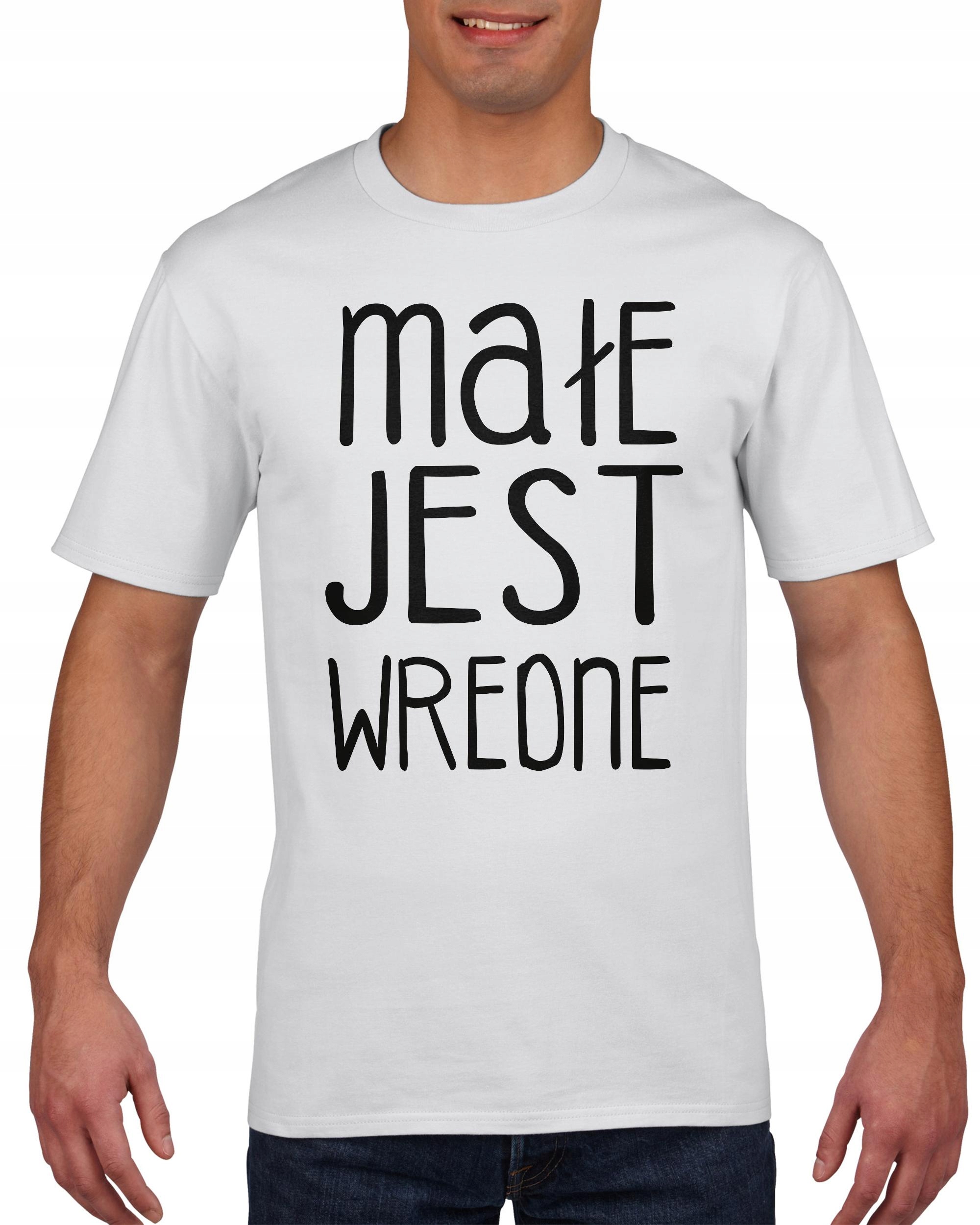 

Koszulka męska Małe jest wredne