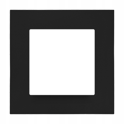Simon 55 LINE Ramka pojedyncza 1-krotna Czarny mat TR1/149